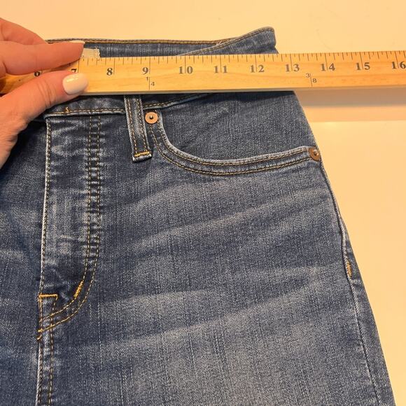 Madewell Curvy High Rise Skinny Jeans Dark Wash 26P - Picture 12 of 14